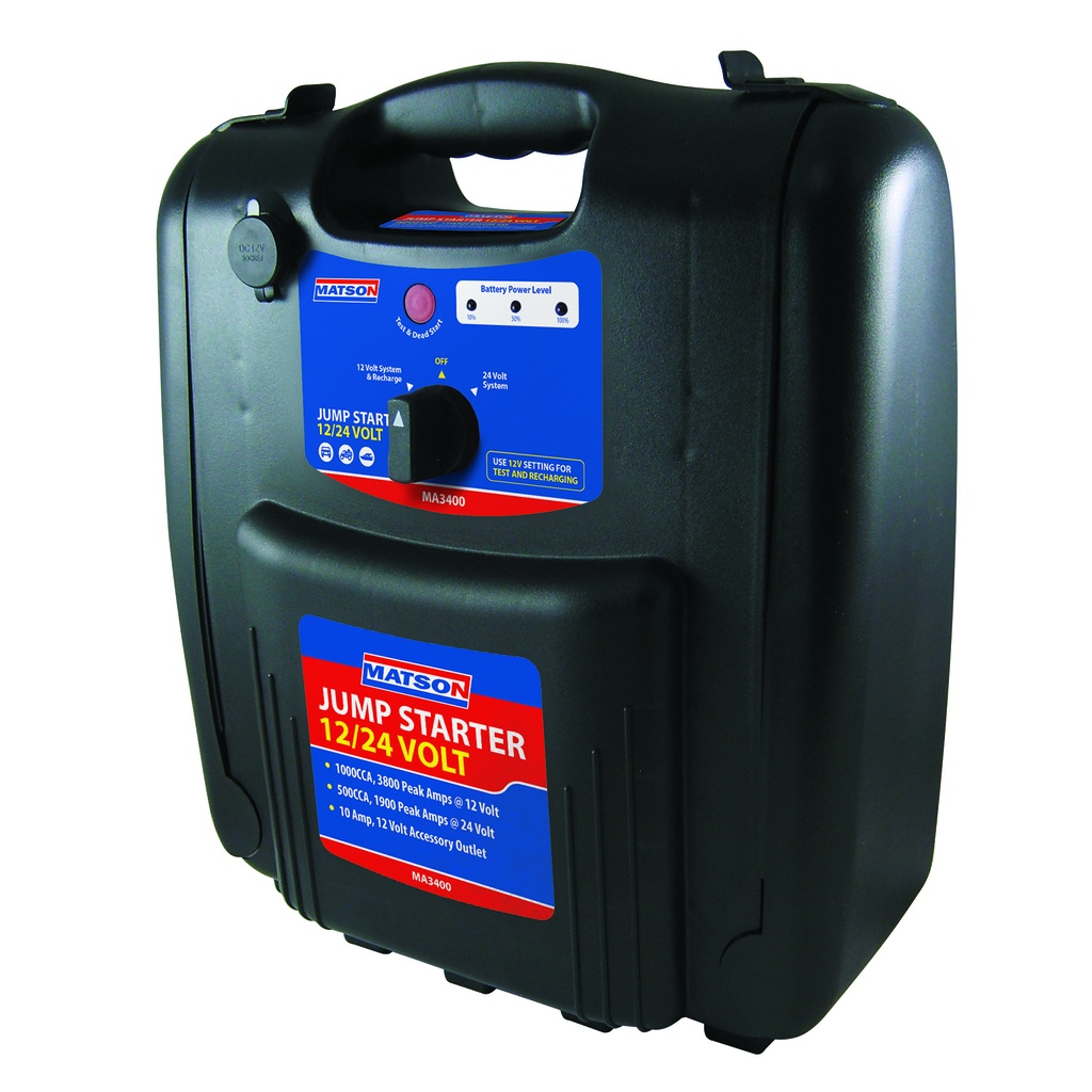 [180-MA3400] MA3400 12/24V 3400A HEAVY DUTY JUMP STARTER