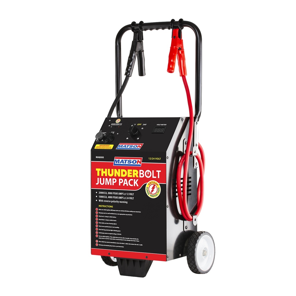 [180-MA8000] MATSON 12/24V THUNDERBOLT JUMP PACK