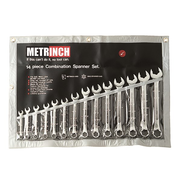 MET-0125 Spanner Set 14 Piece