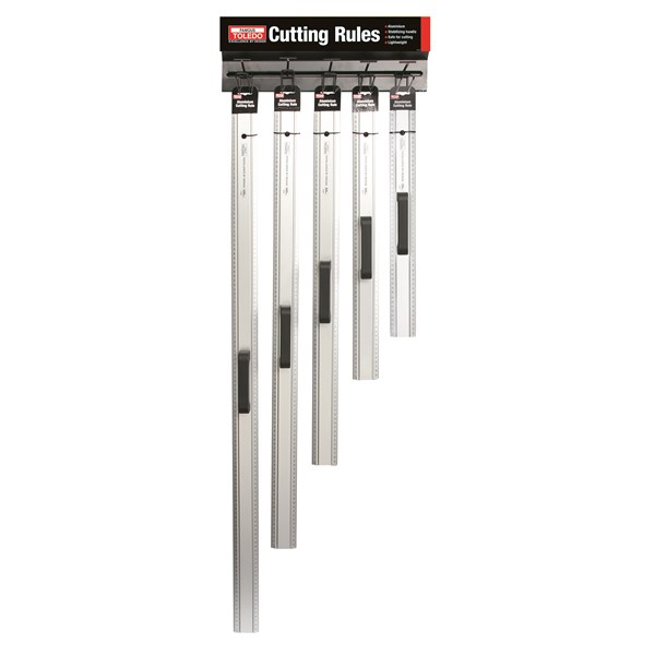 [180-NTMM09] TOLEDO CUTTING RULE MERCHANDISER 15PC