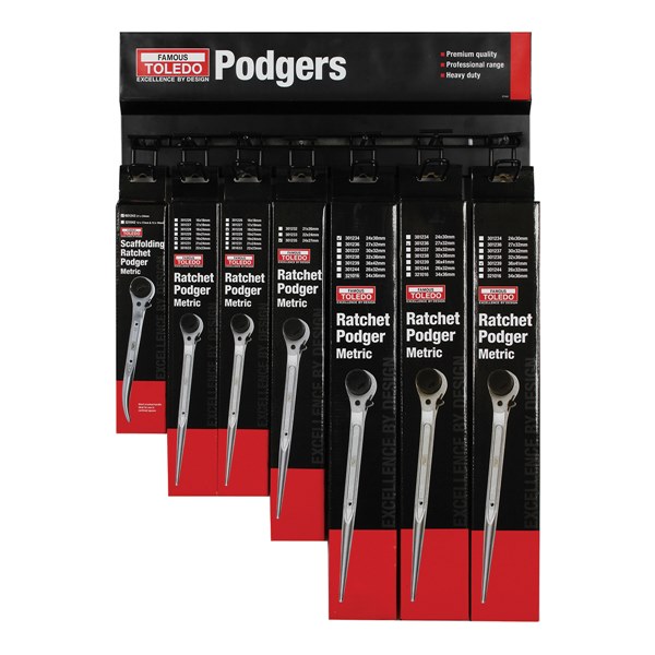 [180-NTMP01] NTMP01 Ratchet Podger Merchandiser - Option 1