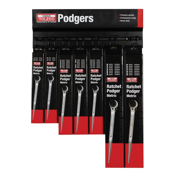 [180-NTMP02] NTMP02 Ratchet Podger Merchandiser - Option 2