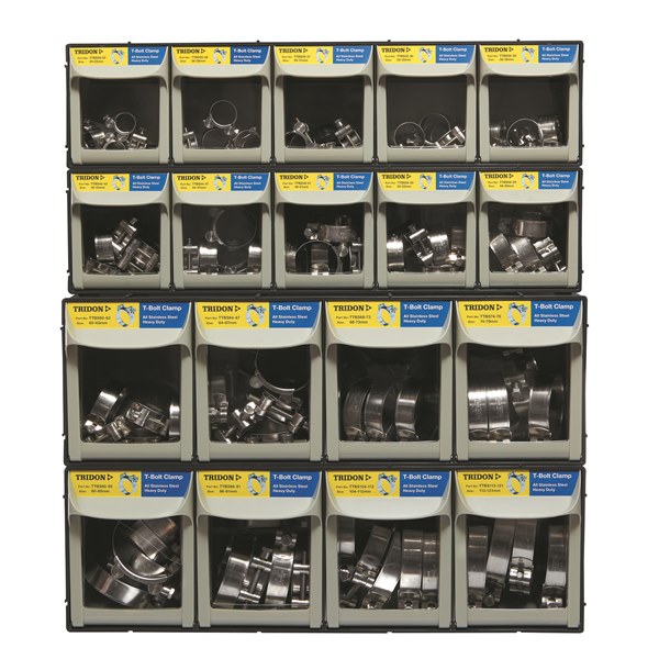 TBMSS89 Modular Drawer Merchandiser - All Stainless Steel, Solid Band