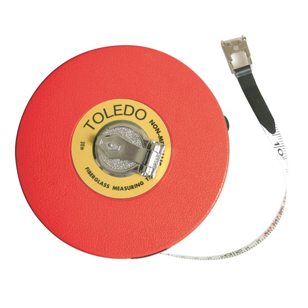 TF30M Fibreglass Measuring Tape Metric - 30m
