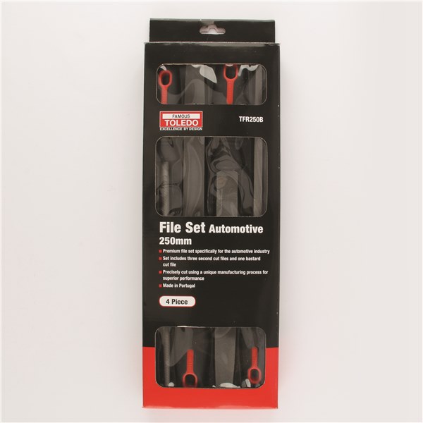 [180-TFR250B] TFR250B Automotive File Set - 4 Pc