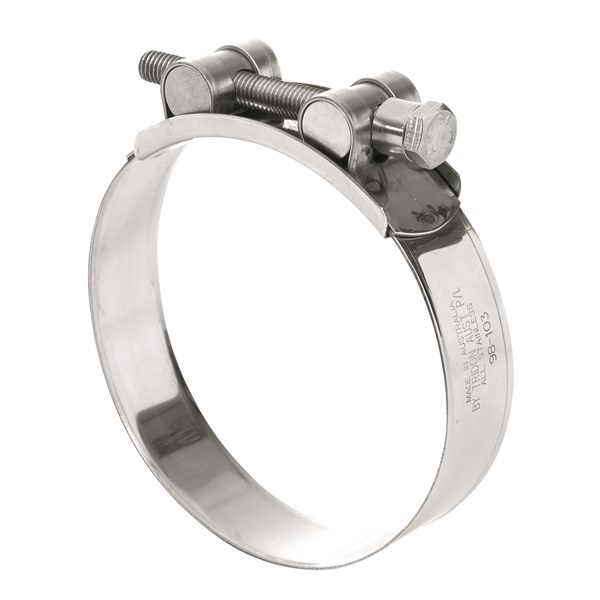 [180-TTBS66-70P] TRIDON CLAMP T-BOLT FULL SS  70 MM