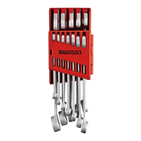 [486-TE-8512A] TENG 12 PIECE ANTISLIP COMBINATION SPAN SET CASE 8-19MM