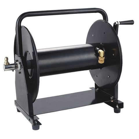 [486-TM541-060] PRESSURE WASHER HOSE REEL 60M WITH COUPLERS
