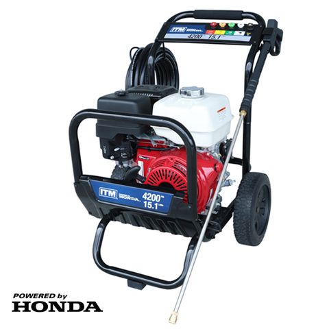 [486-TM542-4200] ITM PETROL PRESSURE WASHER GX390 HONDA ENGINE 4200PSI 15.1L/MIN