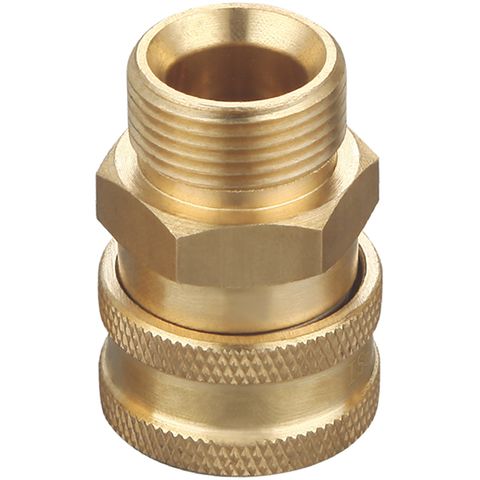 [486-TM546-S38M22] QUICK CONNECT 3/8" BSP SOCKET TO M22 MALE THREAD, TO SUIT PRESSURE WASHER