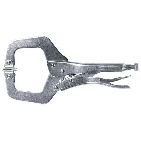 [486-TM603-102] ITM LOCKING PLIER, C CLAMP SWIVEL PAD 275MM