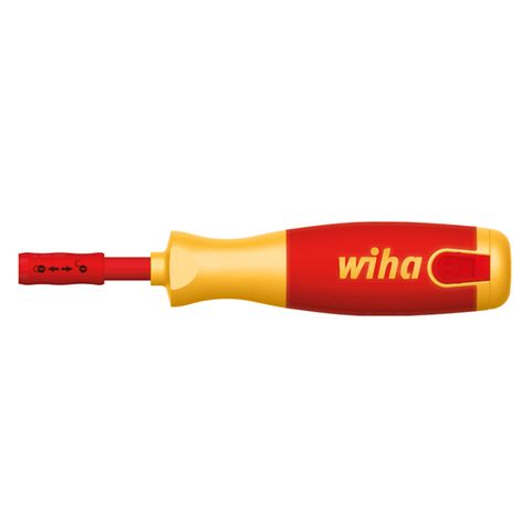 [486-WH-38612] SCREWDRIVER WITH BIT MAGAZINE LIFTUP ELECTRIC, SLOTTED, PHILLIPS WITH 6 SLIMBITS, VDE 1000V INSULATED