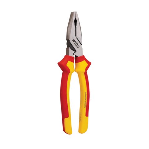 [486-WH-41250] 220MM INDUSTRIAL ELECTRICIANS LINEMAN'S PLIERS, VDE 1000V INSULATED