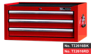 26" 3 Drawer Deep Intermediate Chest- Red