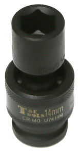 [159-U7414M] 14mm 1/2 Inch Drive Universal Impact Socket