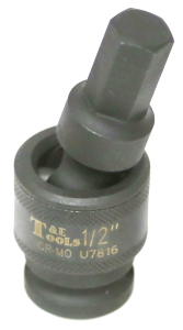 [159-U7816] 1/2 Inch 1/2 Inch Drive Impact Universal Inhex Socket