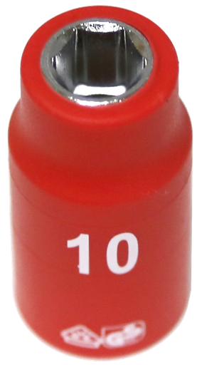 [159-IS22102] 10mm 3/8 Inch Drive 6 Point VDE Insulated Socket