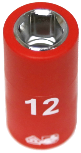 [159-IS22122] 12mm 3/8 Inch Drive 6 Point VDE Insulated Socket