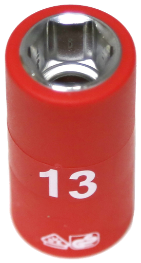 [159-IS22132] 13mm 3/8 Inch Drive 6 Point VDE Insulated Socket