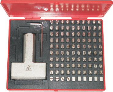 [59E-YC610-6] 6mm1/4 Inch ) Steel Type Punches With Type Holder