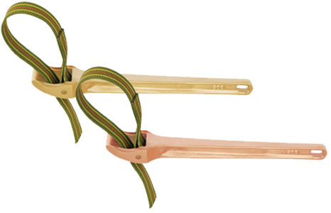 [59E-CB129B-1002] 300 425 30mm Belt Type Strap Wrench Cu-Be