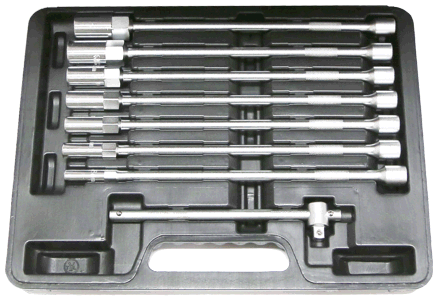 [159-TH121] 8 Piece T-Handle Nut Driver Set 8 -19mm