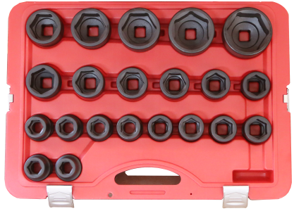 [59E-98521A] 21 Piece  3/4" Drive Metric Impact Skt Set 19-60mm