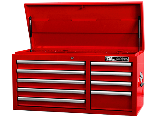 [59E-TC4109RD]  41" 9 Drawer Deep Top Chest- Red