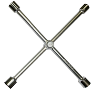 [159-6033] 14 Inch 4 Way Foldable Wheel Wrench