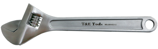 [59E-SS10212] Stainless Steel 12"(300mm) Super-Satin Adjustable Wrench
