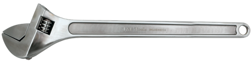 [59E-SS10224] Stainless Steel 24"(600mm) Super-Satin Adjustable Wrench