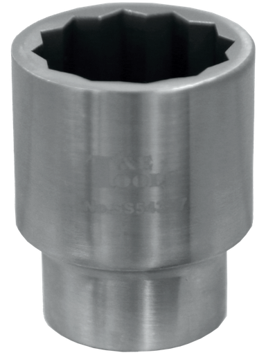 [59E-SS54327] Stainless Steel 27mm x 1/2" Drive 12 Point Socket 46L