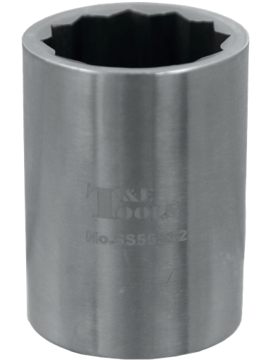 [59E-SS55332] Stainless Steel 32mm x 3/4" Drive 12 Point Socket 60L