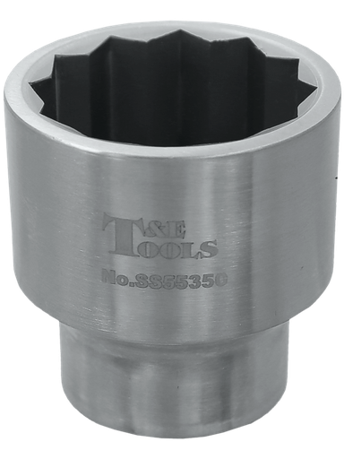 [59E-SS55350] Stainless Steel 50mm x 3/4" Drive 12 Point Socket 70L