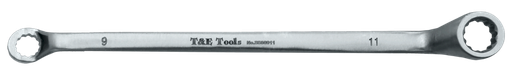 [59E-SS60911] Stainless Steel 9 x 11mm Double Ended Long Ring Wrench 200L