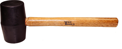 [159-6931] 24oz Rubber Hammer