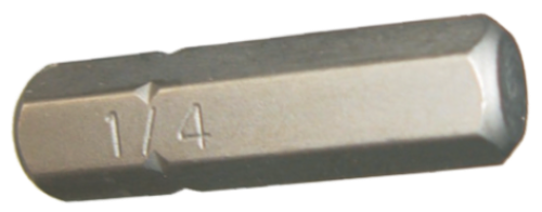 [159-30608] 1/4 Inch 1/4 Inch Inhex Insert Bit 25mm Long