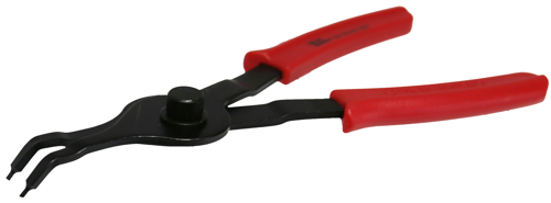 [159-149] 8.1/2 Inch .090 Inch Tip 45 Degree Bent Circlip Pliers