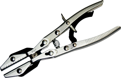 [159-4256] 10 Inch (250mm) Hose Pinch Off Pliers (Parallel Opening 36mm)
