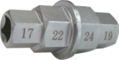 [159-CR311] Hexagon Axle Tool 17 19 22 24mm