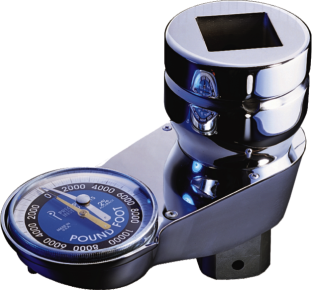 [59E-DX6F2000] 2000 Ft/Lb Dial Type Wrench Multiplier Driven Indicator