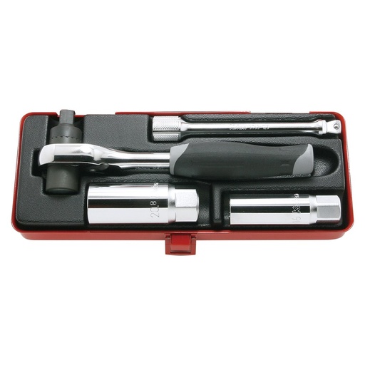 [160-3225A] Socket Set Spark Plug 3/8 Inch Drive