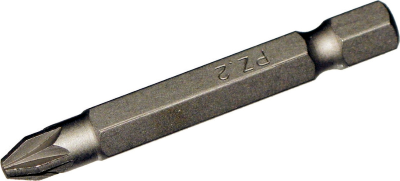 [159-P1212] #2 Pozidriv 1/4 Inch Hex 50mm Long