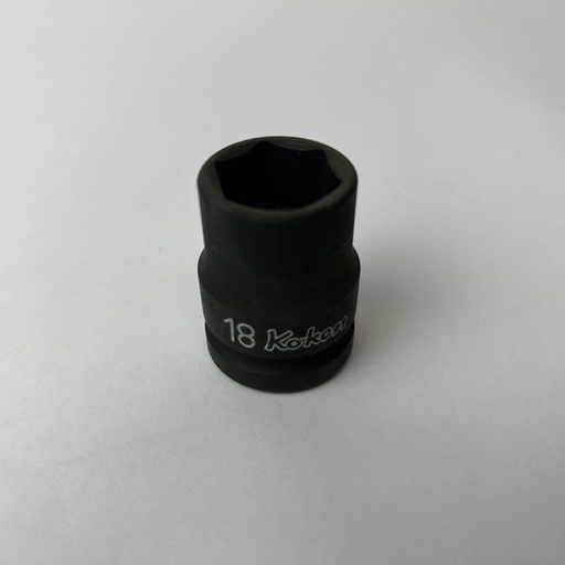 [160-KOZ14401M18] Z14401M18 1/2" Drive Thin Wall (impact Socket 18MM KOZ14401M18