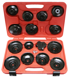 [59E-4294] 16 Piece Cup Style Oil Filter Wrench Set