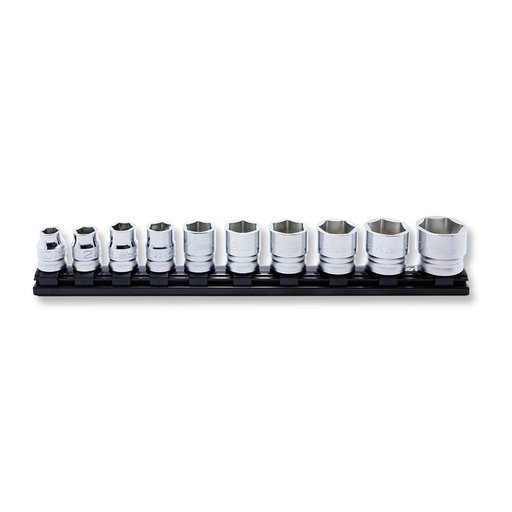 [160-KORS4400MZ/10] KORS4400MZ/10 - Ko-Ken Z Series Socket Set 1/2 Inch Drive 10 Peice on Magnetic Rail 26-30MM