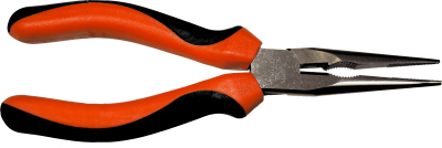 [159-PT1138] 8 Inch Long Nose Spring Joint Pliers