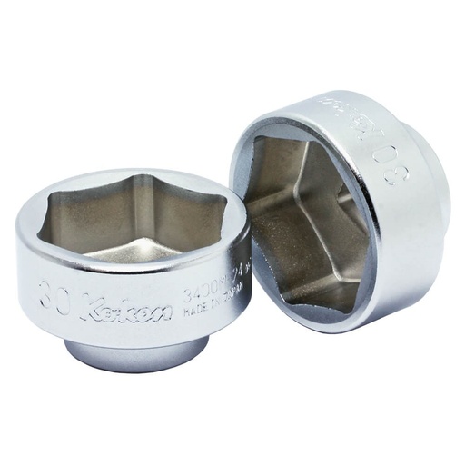 [160-KO3400M-24/30MM] SOCKET 3/8 Inch Drive X 30MM 6 Point KO3400M-24/30MM