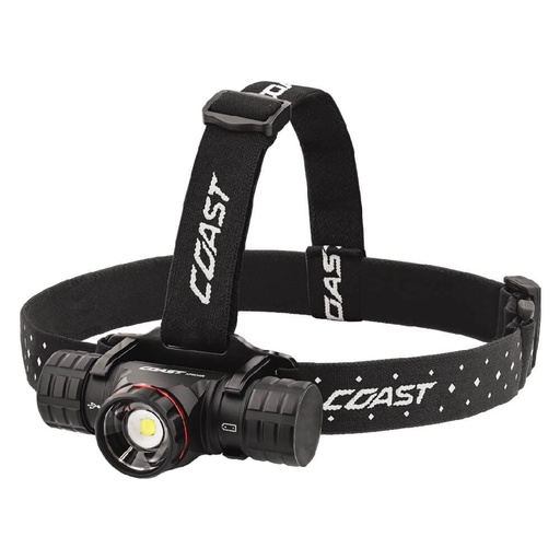 [160-COAXPH34R] XPH34R- Rechargeable Pure Beam Focusing LED Headlamp- 2000 Lumens on Turbo Mode