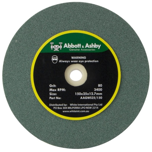 [160-AAGWS25/200] WHEEL GRINDING SILICONE CARBIDE 25X200X80GRIT